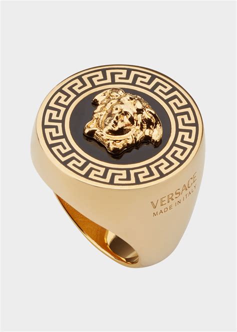 versace bague homme or|Bijoux de Luxe Homme .